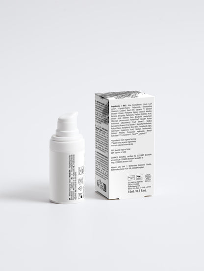 Moisturising Day Cream bottle with box packaging, white container.